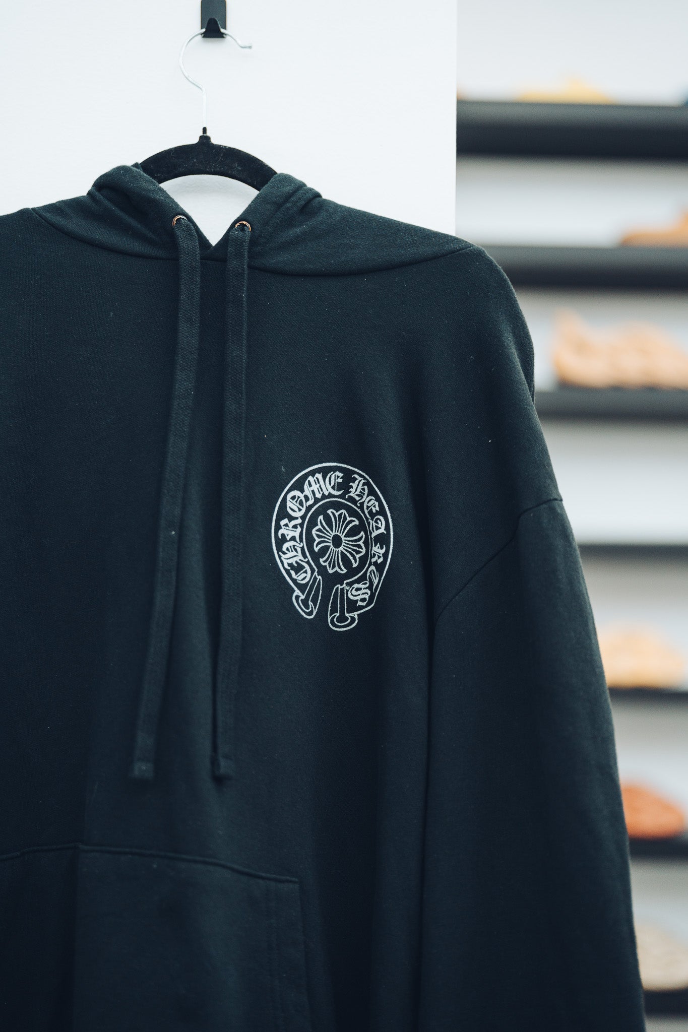 CHROMEHEARTS SILVER GLITTER HOODIE