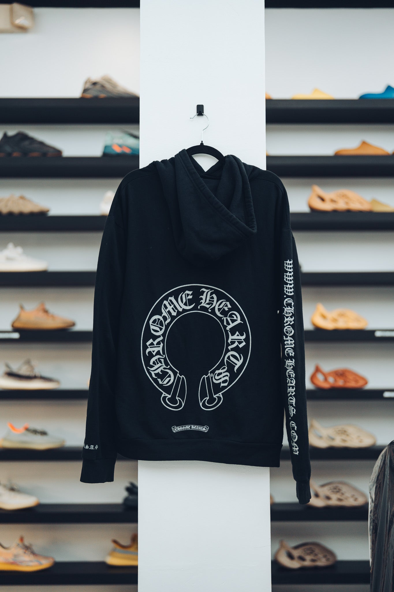 CHROMEHEARTS SILVER GLITTER HOODIE