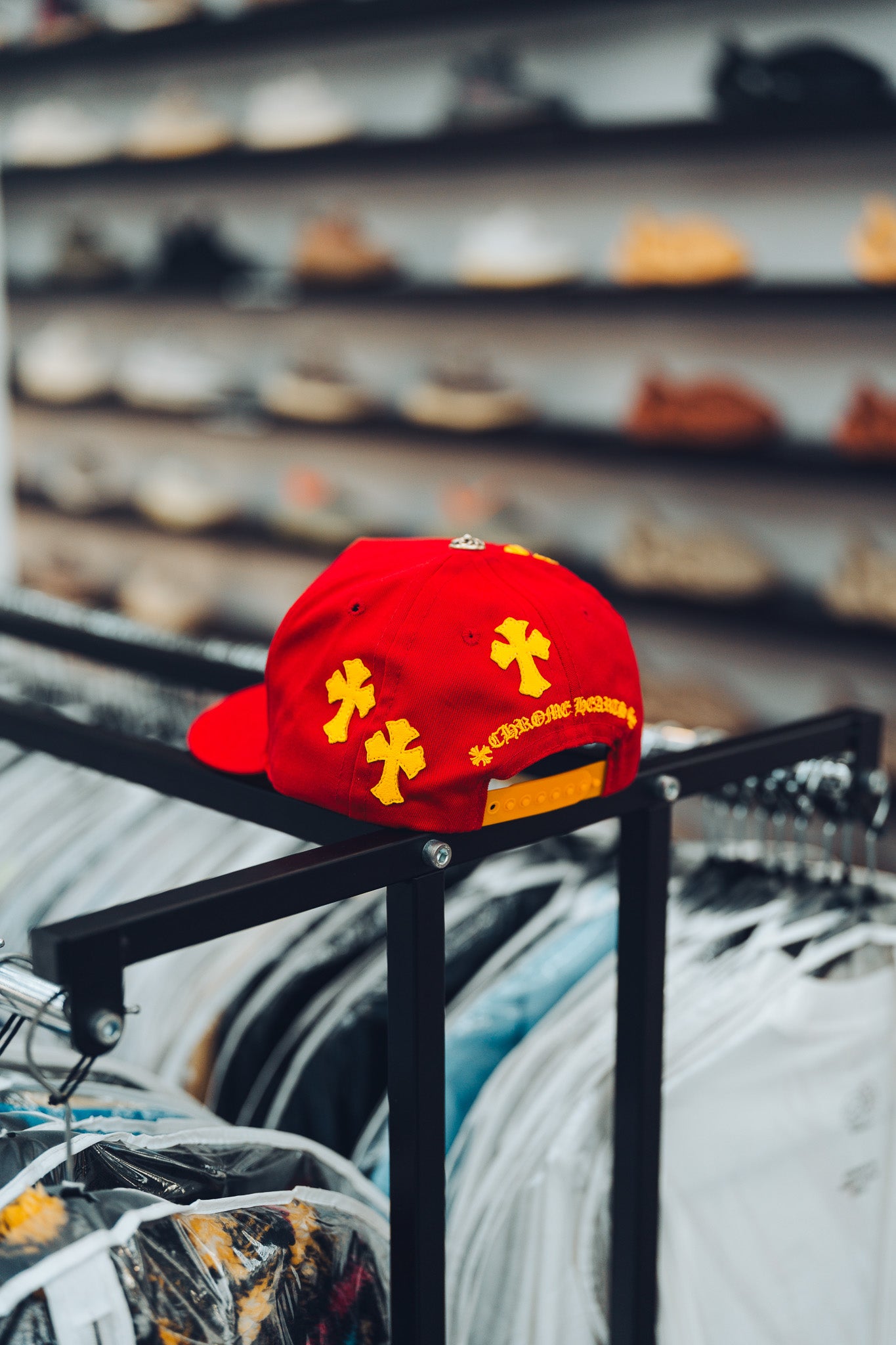 CHROMEHEARTS CROSS PATCH HAT