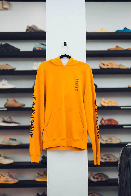 CHROMEHEARTS SCRIPT YELLOW HOODIE