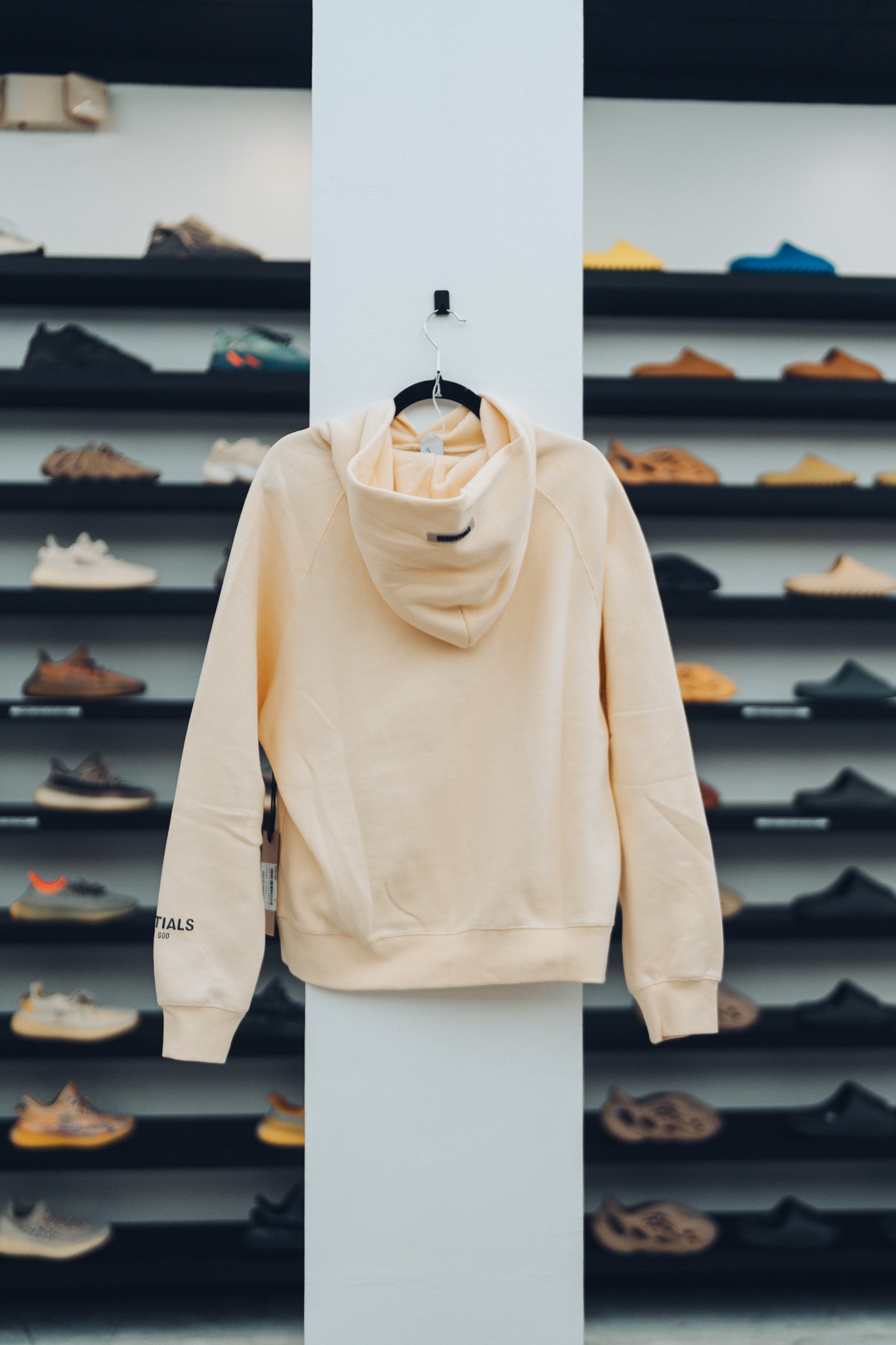 ESSENTIALS - CREAM HOODIE