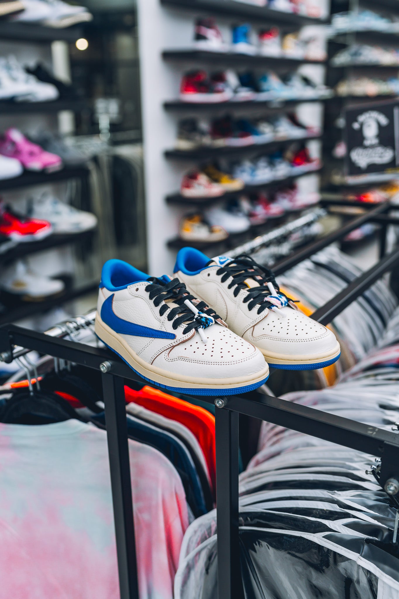 Jordan 1 Fragment x Travis Scott Sail Military Blue