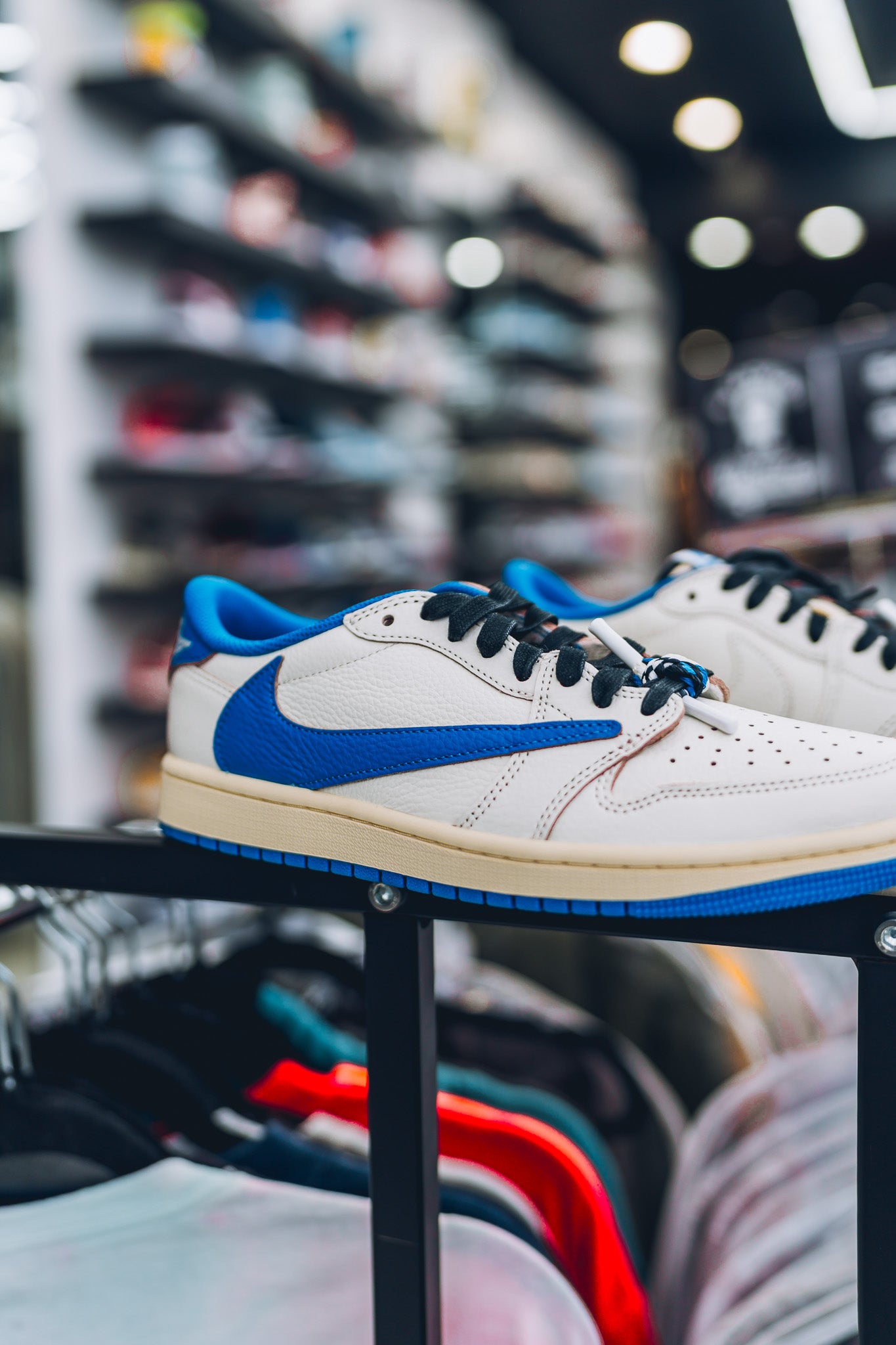 Jordan 1 Fragment x Travis Scott Sail Military Blue