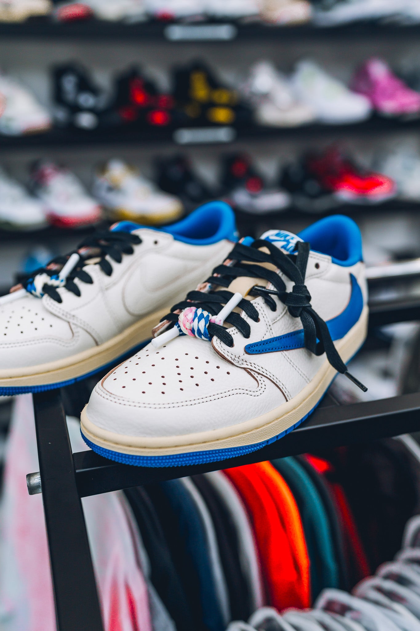 Jordan 1 Fragment x Travis Scott Sail Military Blue