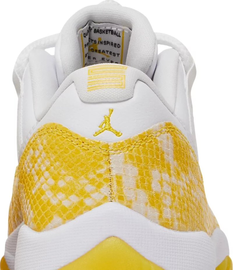 Wmns Air Jordan 11 Low 'Yellow Snakeskin'