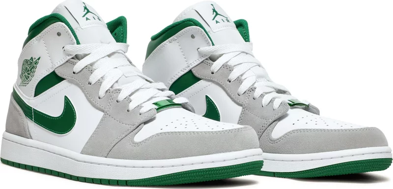 Air Jordan 1 Mid 'Grey Green' 