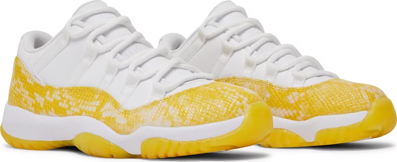 Wmns Air Jordan 11 Low 'Yellow Snakeskin'