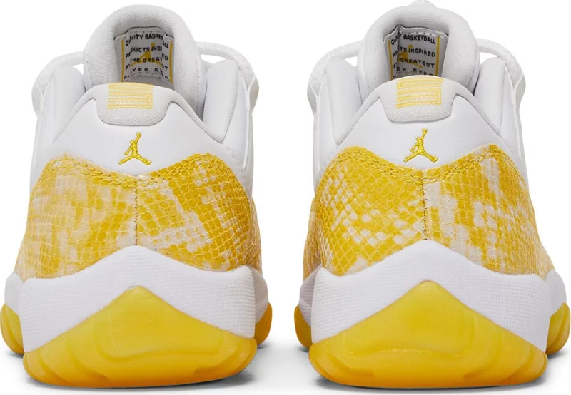 Wmns Air Jordan 11 Low 'Yellow Snakeskin'