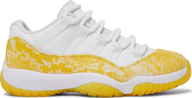 Wmns Air Jordan 11 Low 'Yellow Snakeskin'