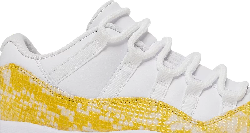 Wmns Air Jordan 11 Low 'Yellow Snakeskin'