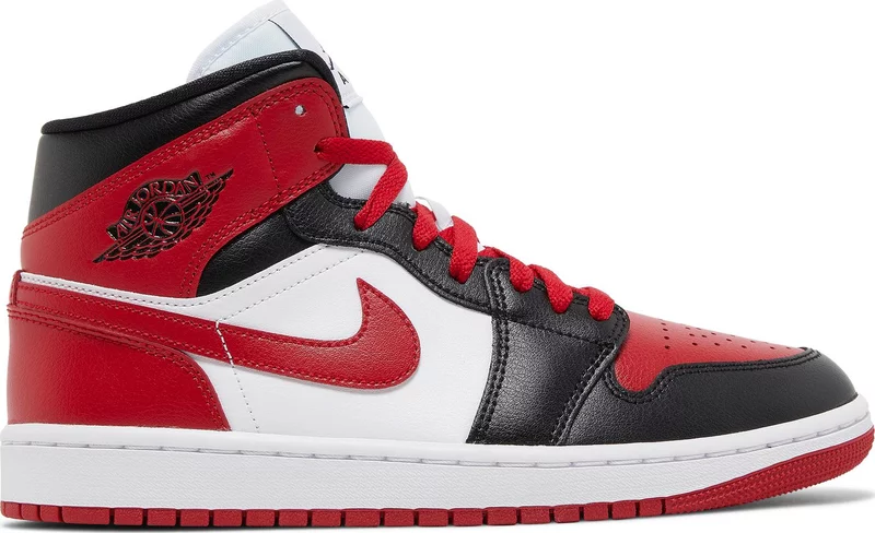 Women's Nike Air Jordan 1 Mid 'Alternate Bred Toe' 