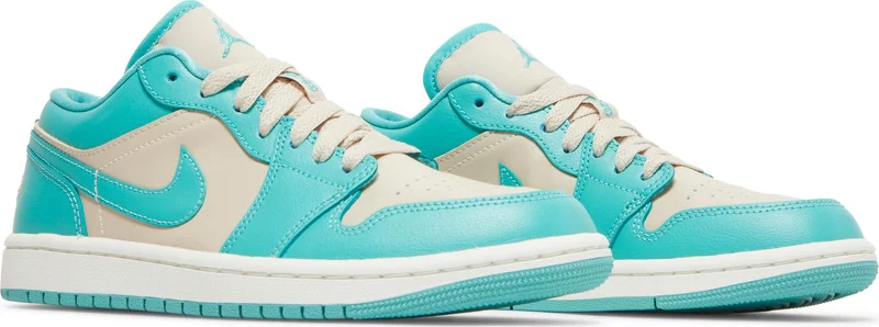 (WMNS) Air Jordan 1 Low 'Tropical Teal Sandy Beige'