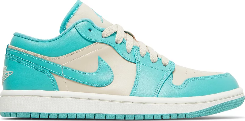 (WMNS) Air Jordan 1 Low 'Tropical Teal Sandy Beige'