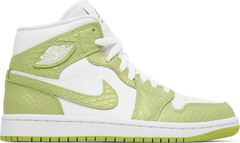 (WMNS) Air Jordan 1 Mid 'Green Python'