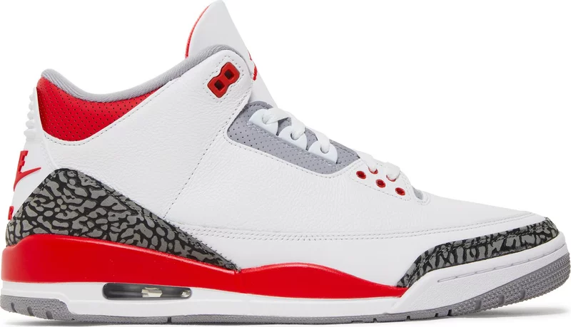 Air Jordan 3 Retro 'Fire Red' 2022 