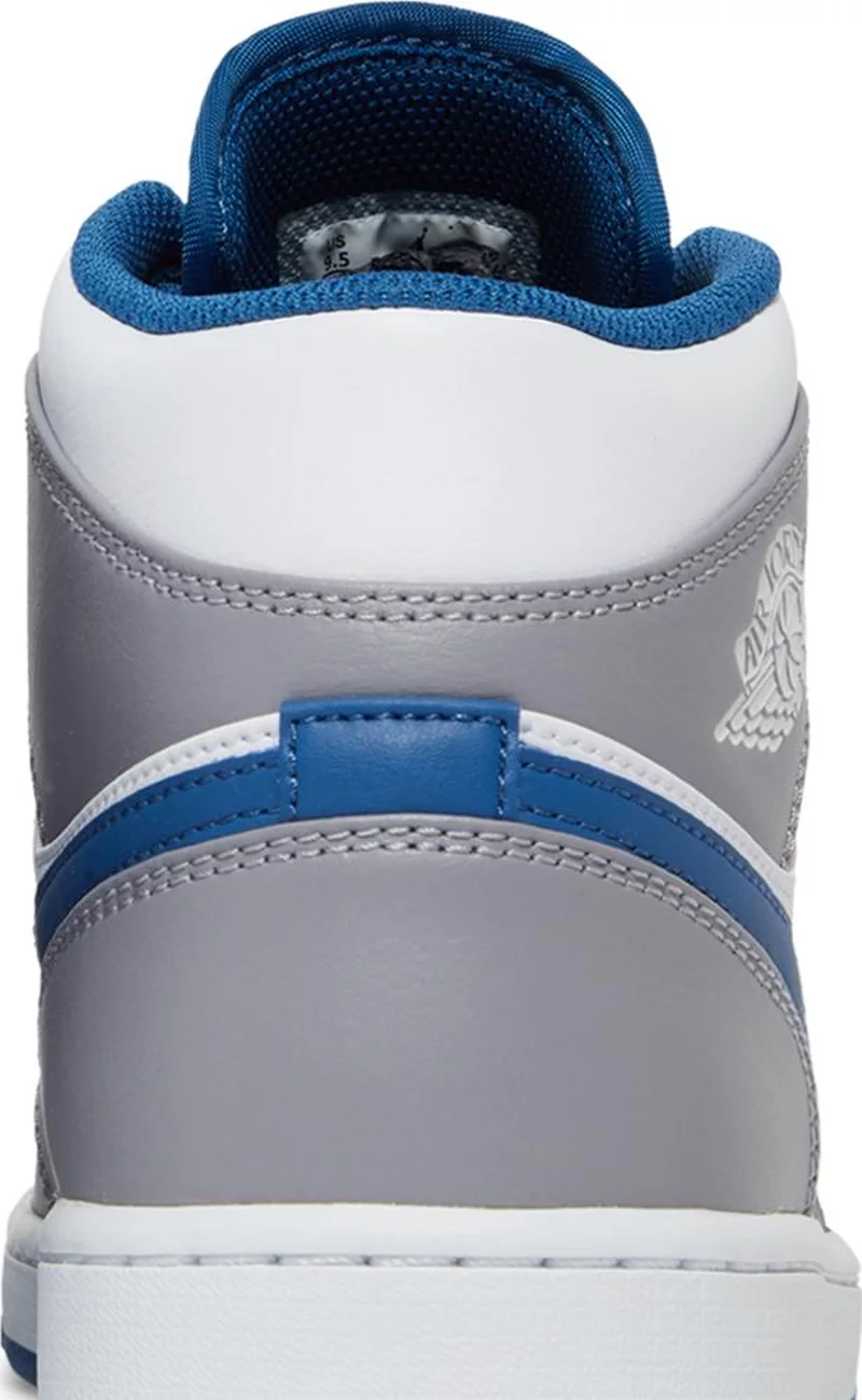 Air Jordan 1 Mid 'True Blue Cement"