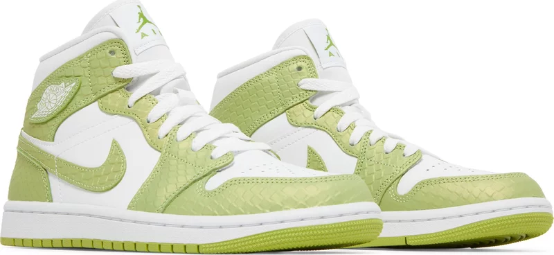 (WMNS) Air Jordan 1 Mid 'Green Python'