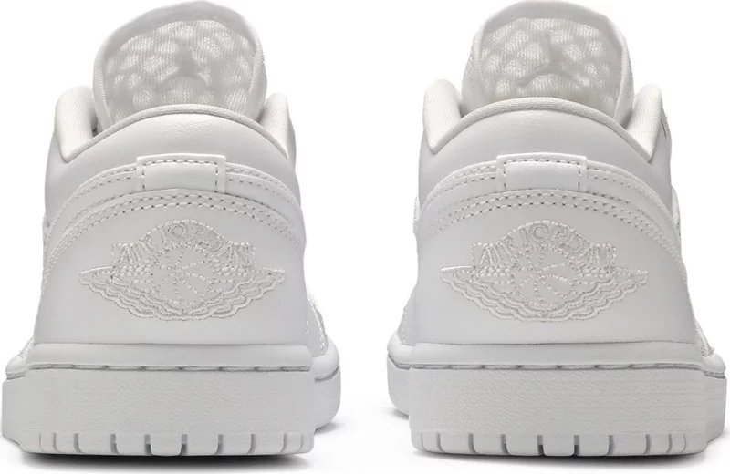 Wmns Air Jordan 1 Low Breathe 'Triple White'