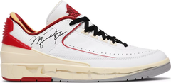 Off-White x Air Jordan 2 Retro Low SP 'White Varsity Red' 