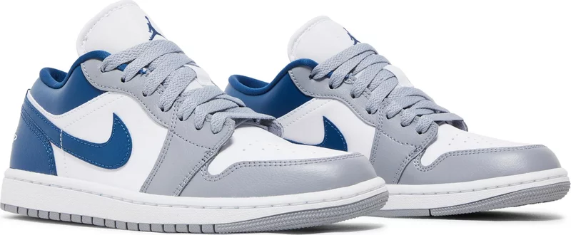 (WMNS) Nike Air Jordan 1 Low 'Stealth French Blue'