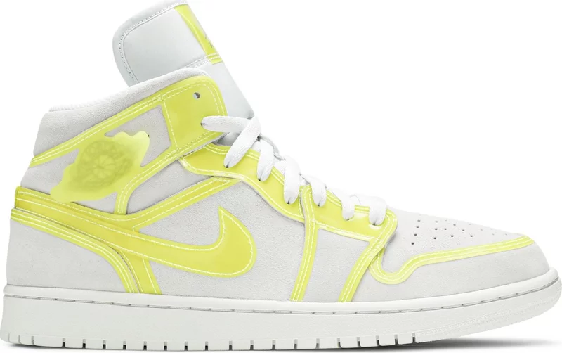 (WMNS) Air Jordan 1 Mid LX 'Off White Opti Yellow'