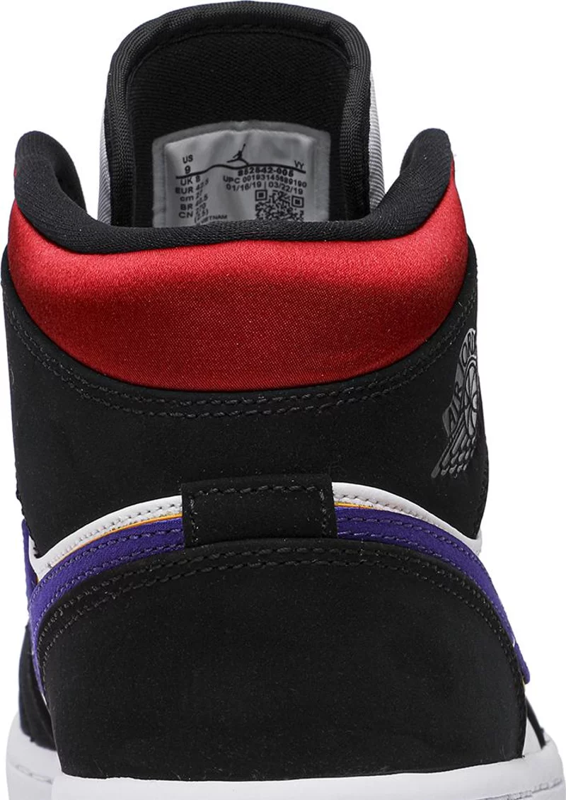 Nike Air Jordan 1 Mid Rivals Lakers 'Top 3' 