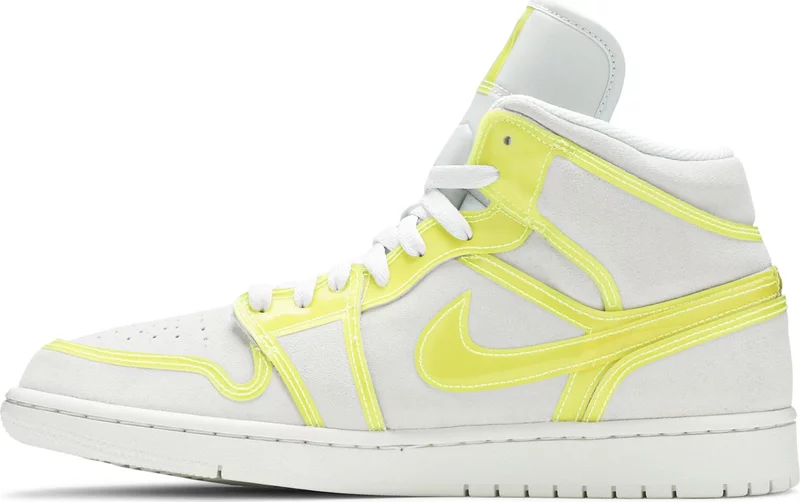 (WMNS) Air Jordan 1 Mid LX 'Off White Opti Yellow'