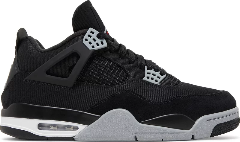 Air Jordan 4 Retro 'Black Canvas' 