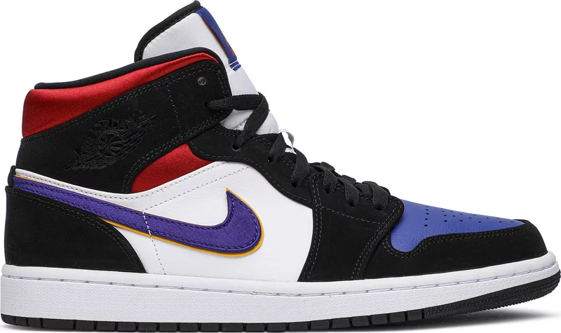 Nike Air Jordan 1 Mid Rivals Lakers 'Top 3' 