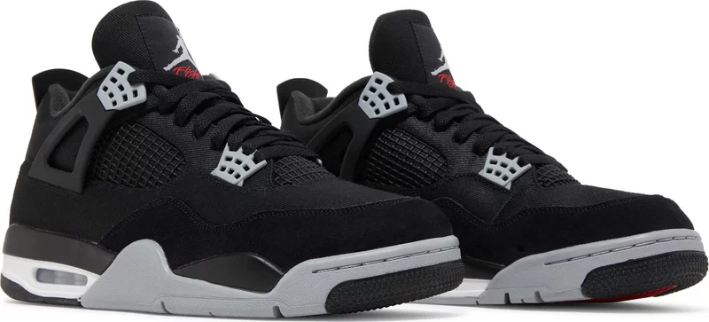 Air Jordan 4 Retro 'Black Canvas' 