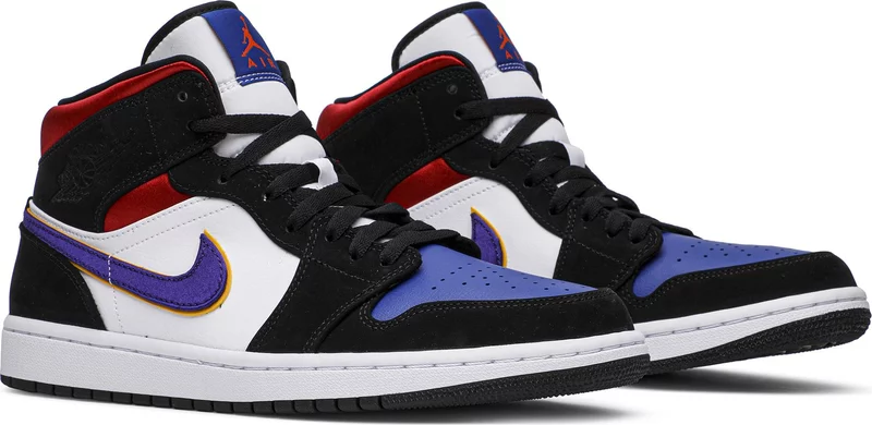 Nike Air Jordan 1 Mid Rivals Lakers 'Top 3' 