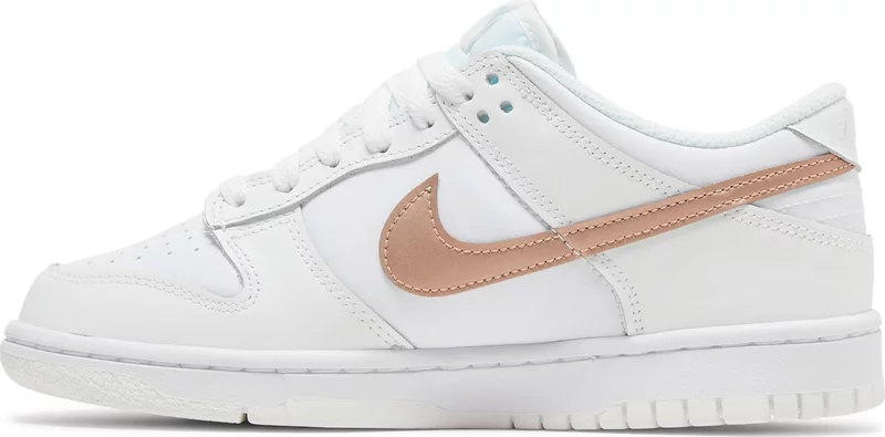 Dunk Low GS 'White Metallic Red Bronze'