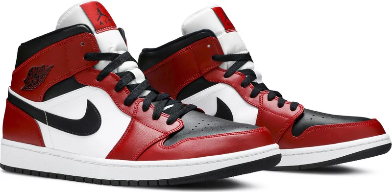 Air Jordan 1 Mid 'Chicago Black Toe'