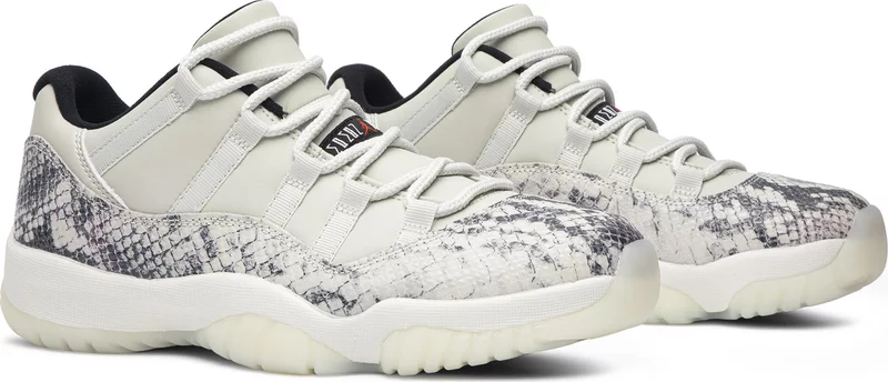 Air Jordan 11 Retro Low 'Light Bone Snakeskin'