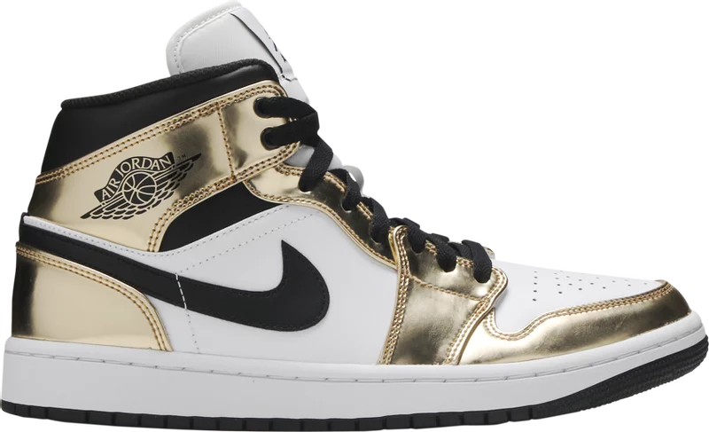 Air Jordan 1 Mid SE 'Metallic Gold Black White'