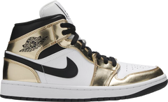 Air Jordan 1 Mid SE 'Metallic Gold Black White'